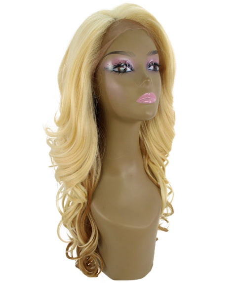 Kendra Golden Dark Blonde Wavy Lace Front Wig