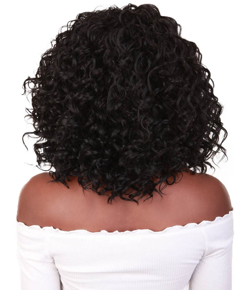 Oya Black Angled Bob Lace Front Wig