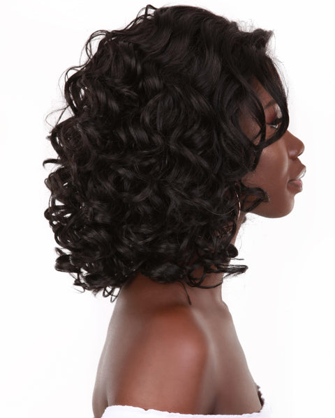 Candace Natural Black Classic Lace Front Wig