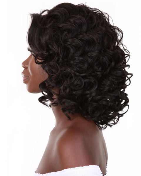 Candace Natural Black Classic Lace Front Wig