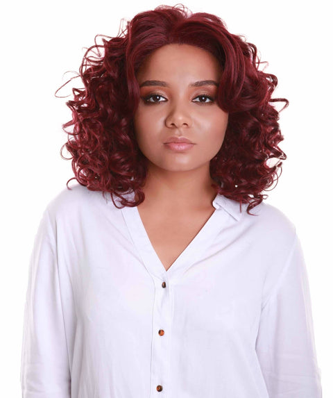 Candace Deep Red Classic Lace Front Wig