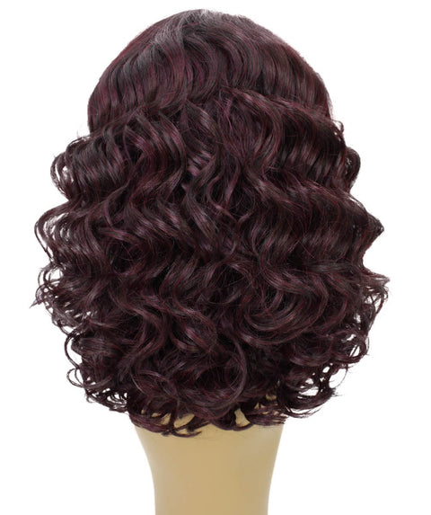 Candace Medium Red and Black Blend Classic Lace Front Wig