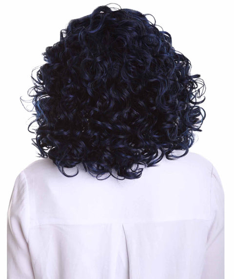 Candace Blue and Black Blend Classic Lace Front Wig