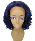 Candace Blue and Black Blend Classic Lace Front Wig