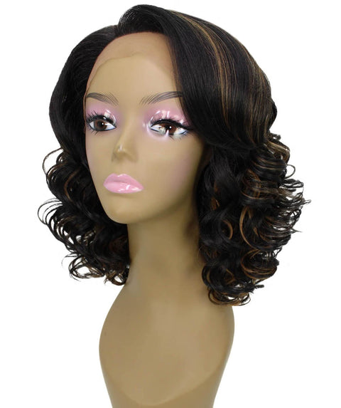 Candace Black with Golden Classic Lace Front Wig