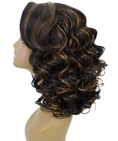 Candace Black with Golden Classic Lace Front Wig