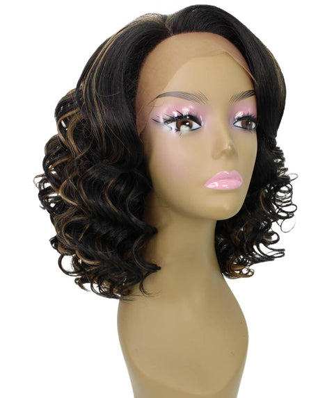 Candace Black with Golden Classic Lace Front Wig