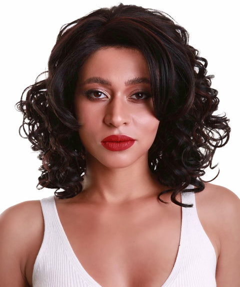 Candace Black with Aubum Classic Lace Front Wig