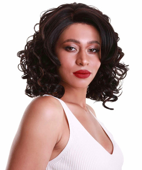 Candace Black with Aubum Classic Lace Front Wig