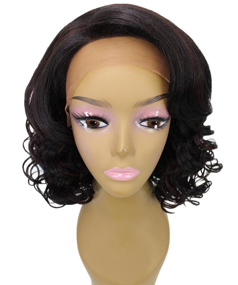 Candace Black with Aubum Classic Lace Front Wig