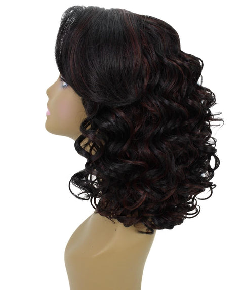 Candace Black with Aubum Classic Lace Front Wig