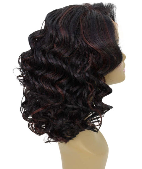 Candace Black with Aubum Classic Lace Front Wig