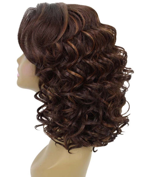 Candace Brown with Caramel Classic Lace Front Wig