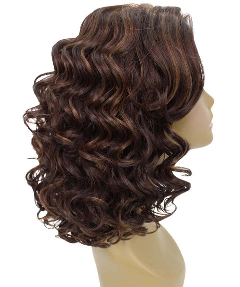 Candace Brown with Caramel Classic Lace Front Wig