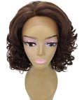 Candace Brown with Caramel Classic Lace Front Wig