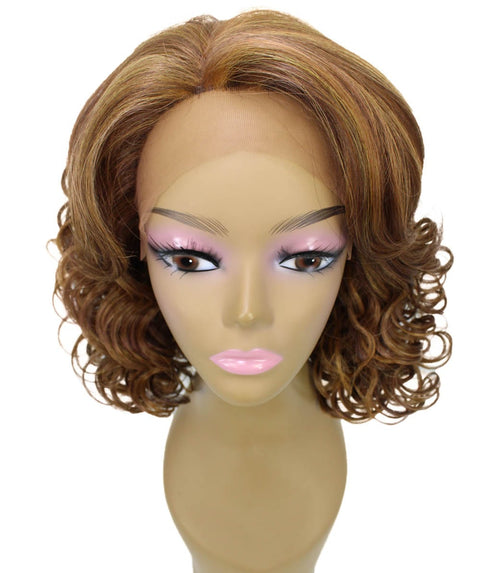 Candace Light Brown Blend Classic Lace Front Wig