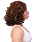 Candace Carmel Brown Blend Classic Lace Front Wig