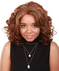 Candace Aubum Brown Blend Classic Lace Front Wig