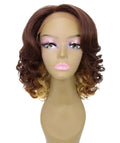 Candace Medium Brown over Blonde Classic Lace Front Wig