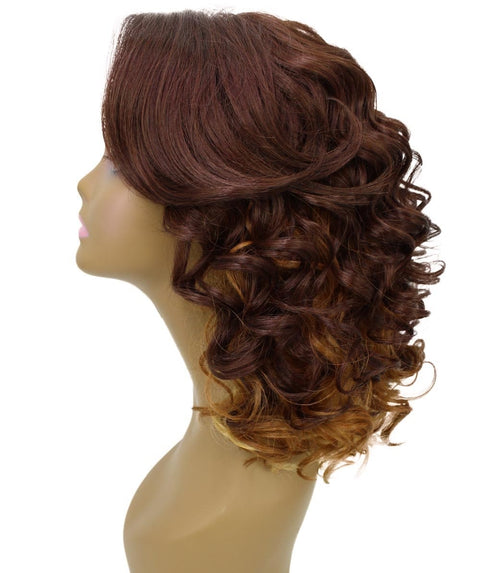 Candace Medium Brown over Blonde Classic Lace Front Wig