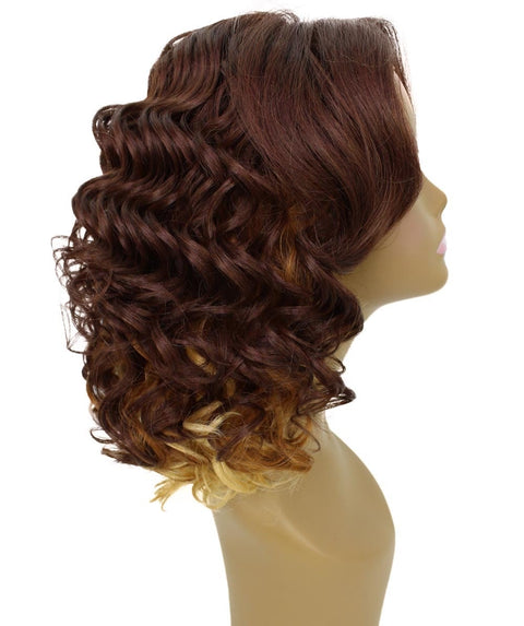 Candace Medium Brown over Blonde Classic Lace Front Wig