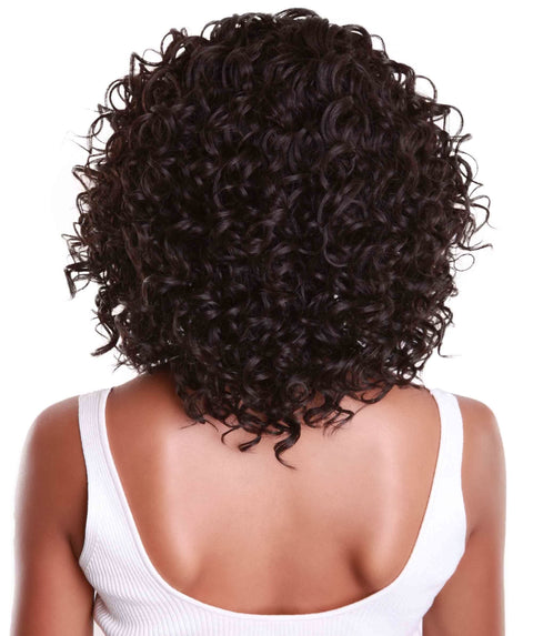 Oya Dark Brown Angled Bob Lace Front Wig