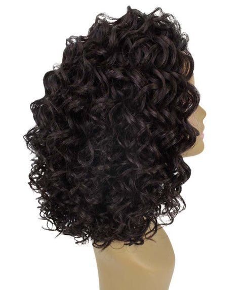 Oya Dark Brown Angled Bob Lace Front Wig