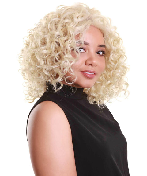 Oya Light Blonde Angled Bob Lace Front Wig