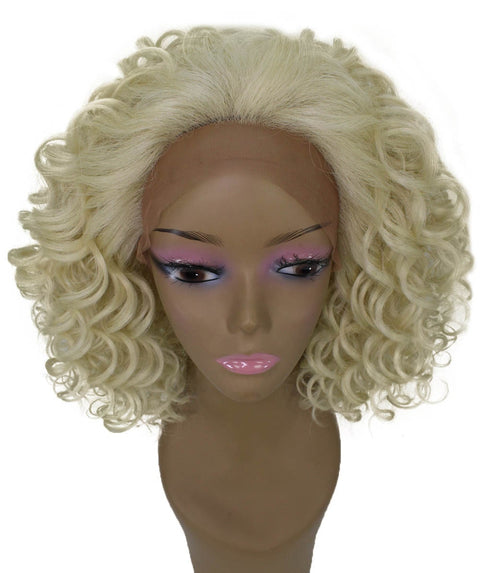 Oya Light Blonde Angled Bob Lace Front Wig