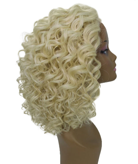 Oya Light Blonde Angled Bob Lace Front Wig