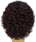 Oya Deep Red and Black Blend Angled Bob Lace Front Wig