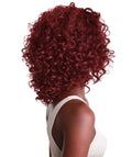 Oya Deep Red Angled Bob Lace Front Wig