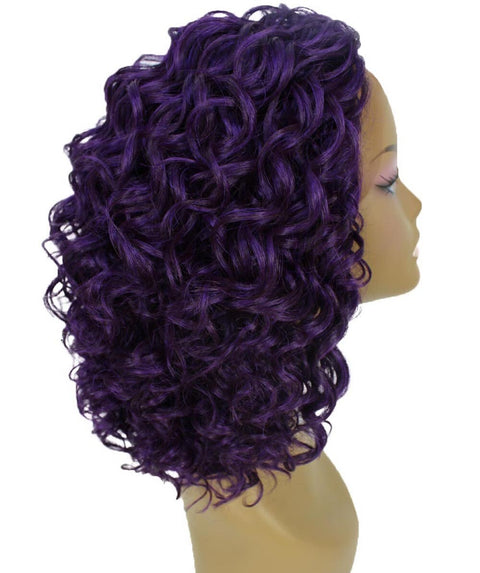 Oya Violet Blend Angled Bob Lace Front Wig