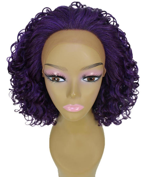 Oya Violet Blend Angled Bob Lace Front Wig
