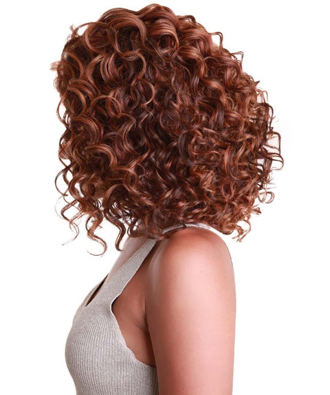 Oya Light Brown Blend Angled Bob Lace Front Wig