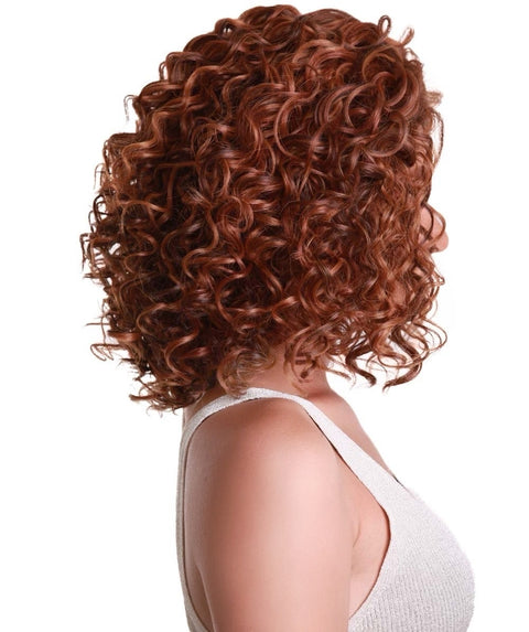 Oya Light Brown Blend Angled Bob Lace Front Wig