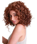Oya Copper Aubum Blend Angled Bob Lace Front Wig