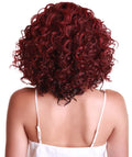 Oya Medium Red Angled Bob Lace Front Wig