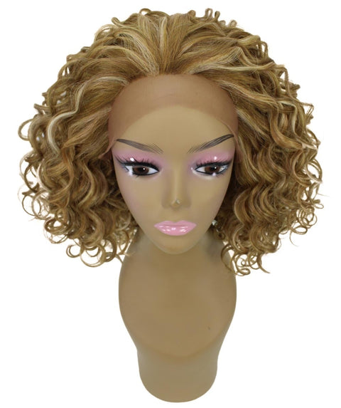 Oya Blonde Blend Angled Bob Lace Front Wig