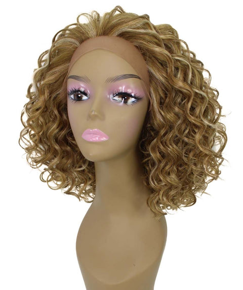 Oya Blonde Blend Angled Bob Lace Front Wig