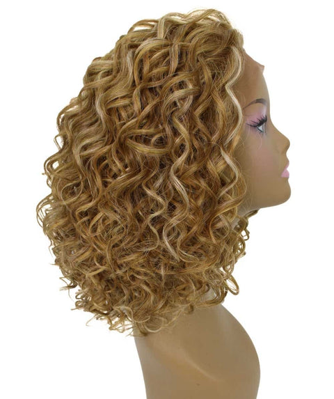 Oya Blonde Blend Angled Bob Lace Front Wig