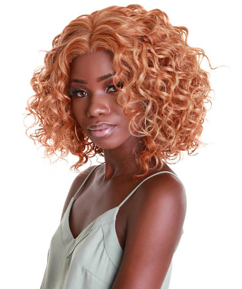 Oya Strawberry Blonde Angled Bob Lace Front Wig
