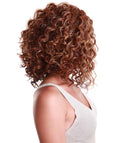 Oya Aubum Brown Blend Angled Bob Lace Front Wig