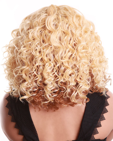 Oya Golden Dark Blonde Angled Bob Lace Front Wig