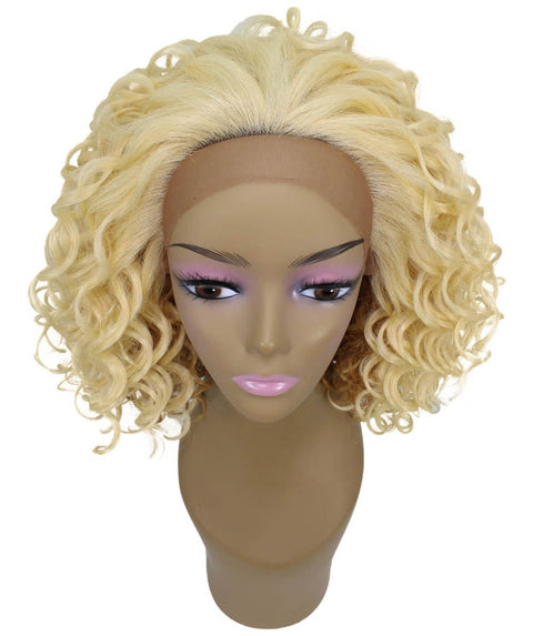 Oya Golden Dark Blonde Angled Bob Lace Front Wig
