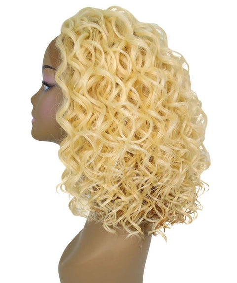Oya Golden Dark Blonde Angled Bob Lace Front Wig