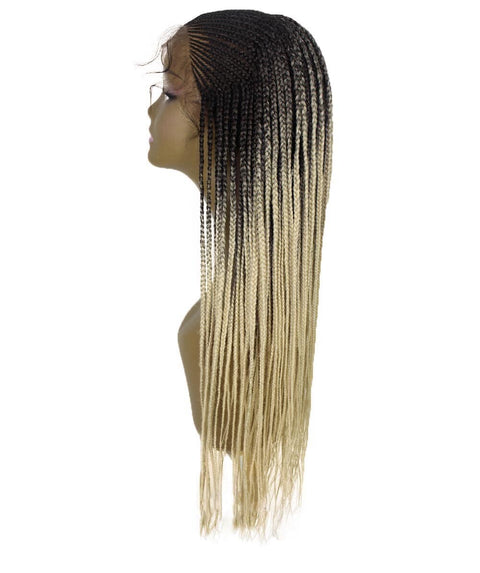 Kim Blonde Ombre Cornrow Braided Wig