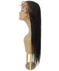 Kim Dark Brown Cornrow Braided Wig