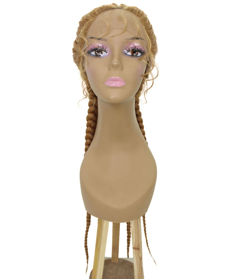 Alexus Golden Blonde Braids Lace Wig