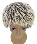 Kayla Gray with Light Blonde Spiral Curl Hair Wig